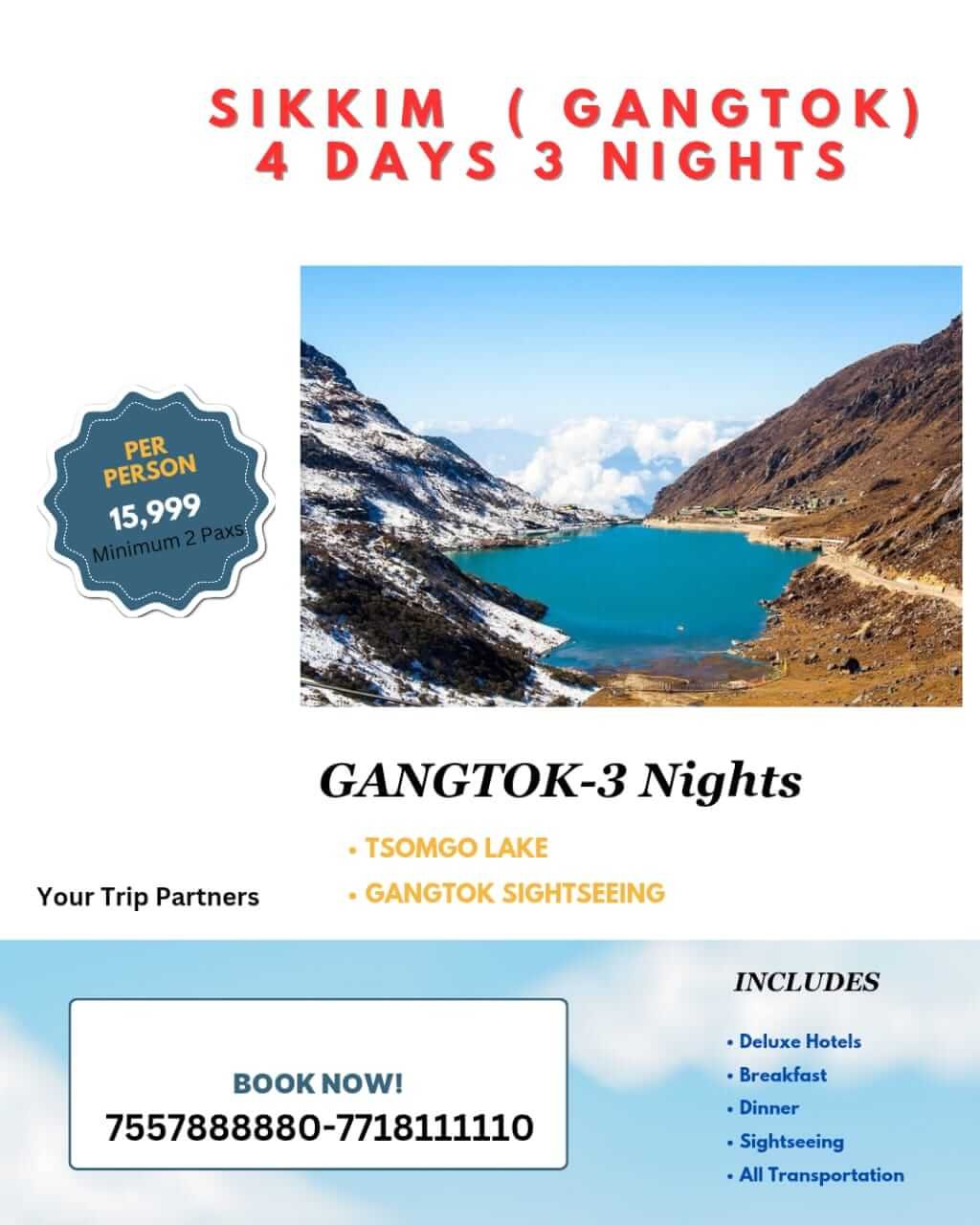 Gangtok Tour Itinenary